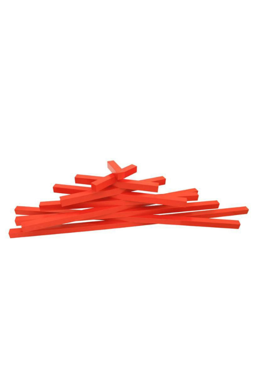 العصى حمراء